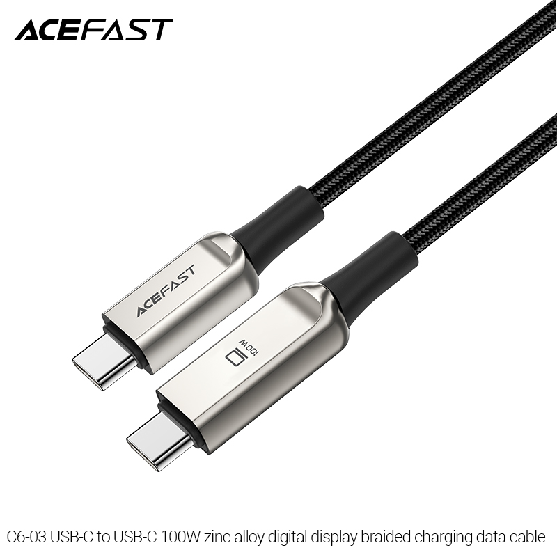 Cáp Acefast Type C to Type C 100W dài 2m - C6-03 Hàng chính hãng Acefast