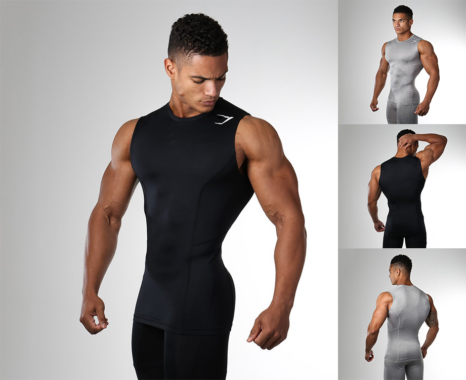 Ba lỗ nam sát nách tập gym GYMSHARK - Thiết kế mới vừa được cập nhật