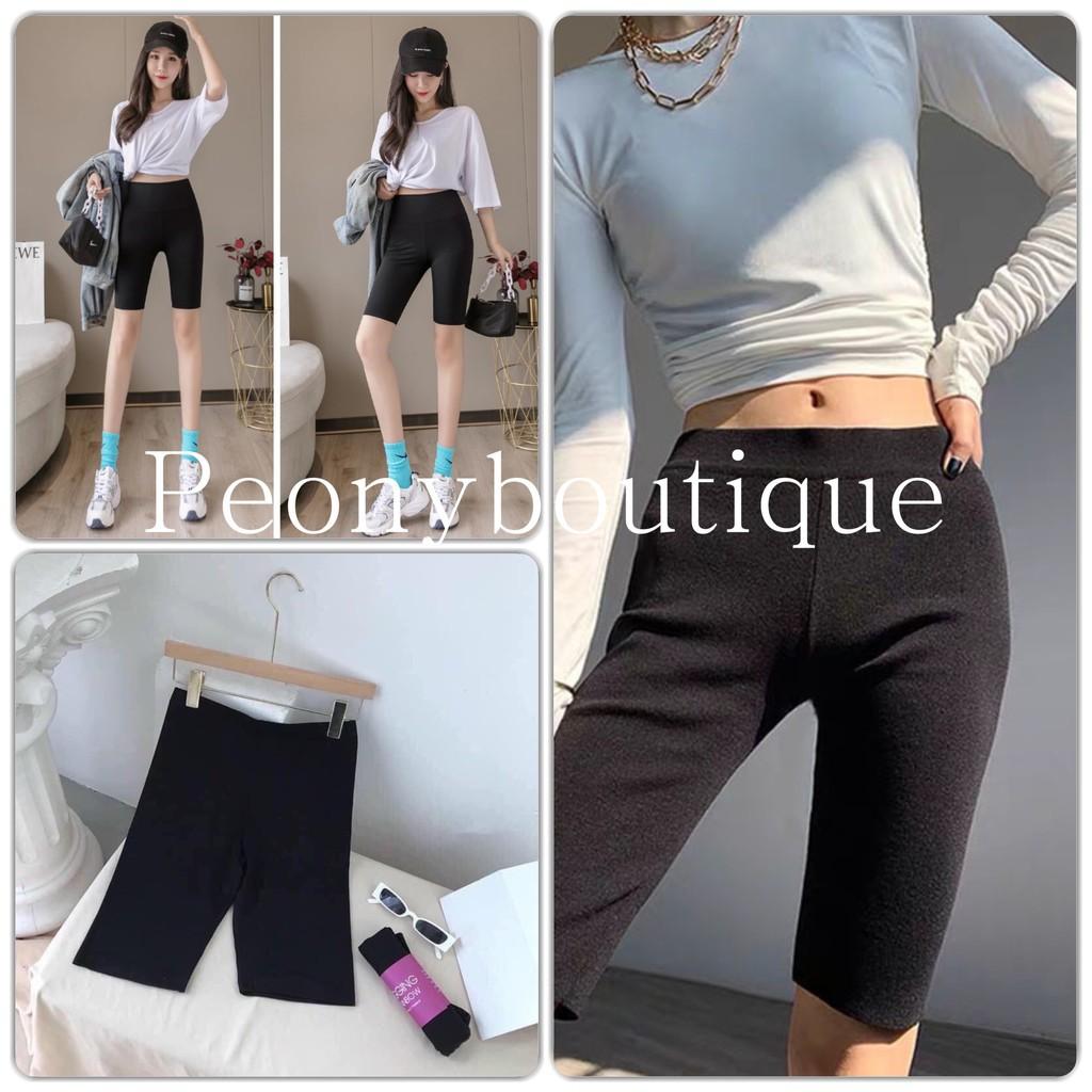 Quần legging CUỘN HỒNG dáng NGẮN - NĂNG ĐỘNG THOẢI MÁI