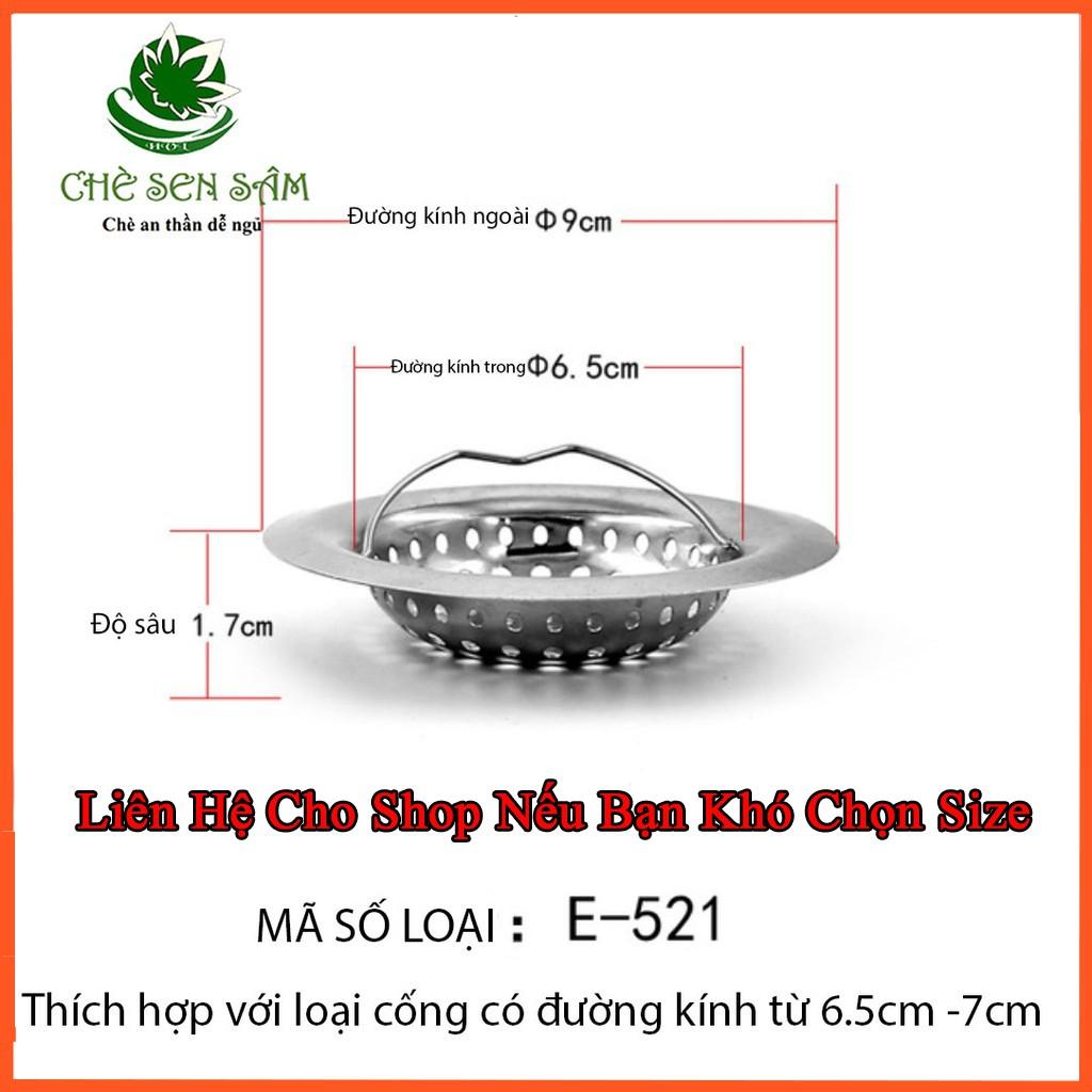 Lưới Lọc INOX Bồn Rửa Chén Bát Lưới Lọc Rác Chậu Rửa Tiện Lợi, Vệ Sinh