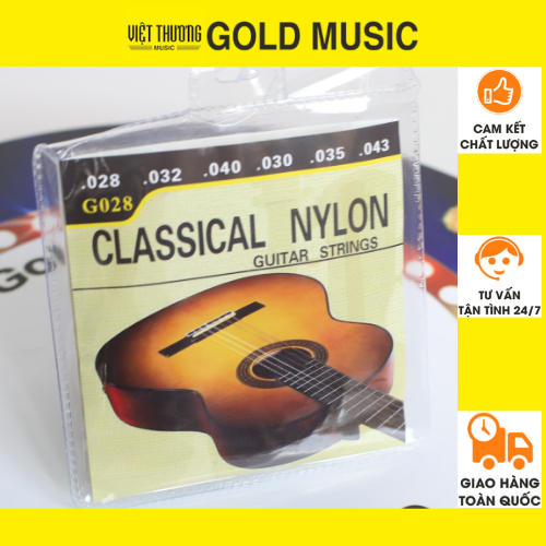 Bộ dây guitar Classic G028 nylon - công nghệ sản xuất tiên tiến giá thành cạnh tranh