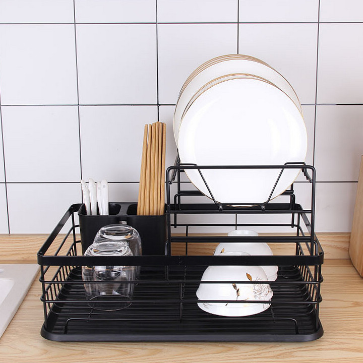 KỆ ĐỰNG CHÉN ĐĨA 2 TẦNG RÁO NƯỚC