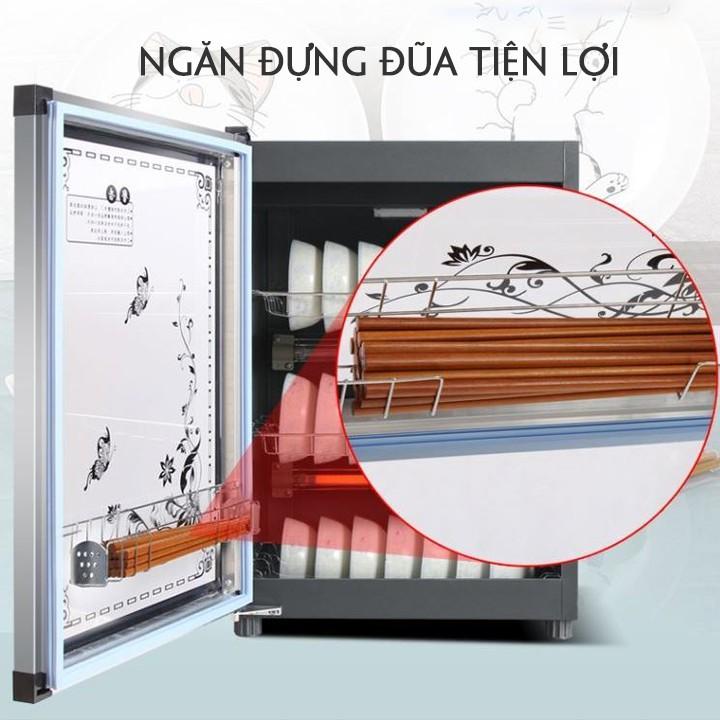 Máy sấy chén, tủ sấy chén bát gia đình khử khuẩn bằng ozon siêu sạch - tủ sấy chén bát gia đình 2 tầng dung tích 98L