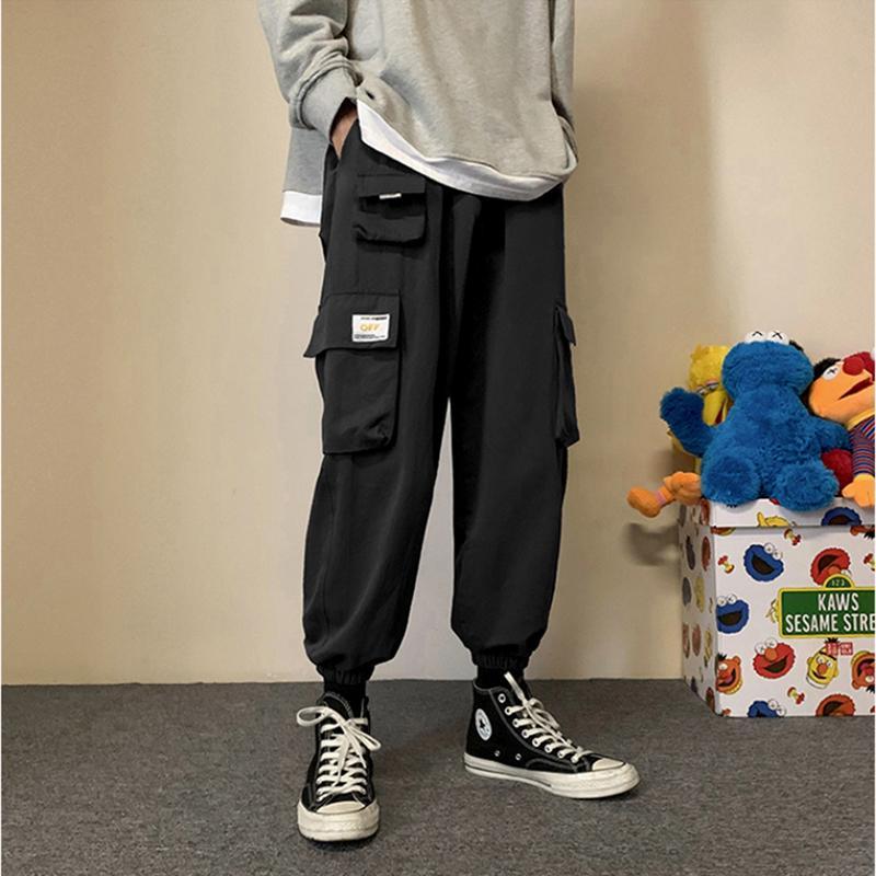 Quần Dài Thể Thao Phối Nhiều Túi Thời Trang 2 Màu  Cho Nam