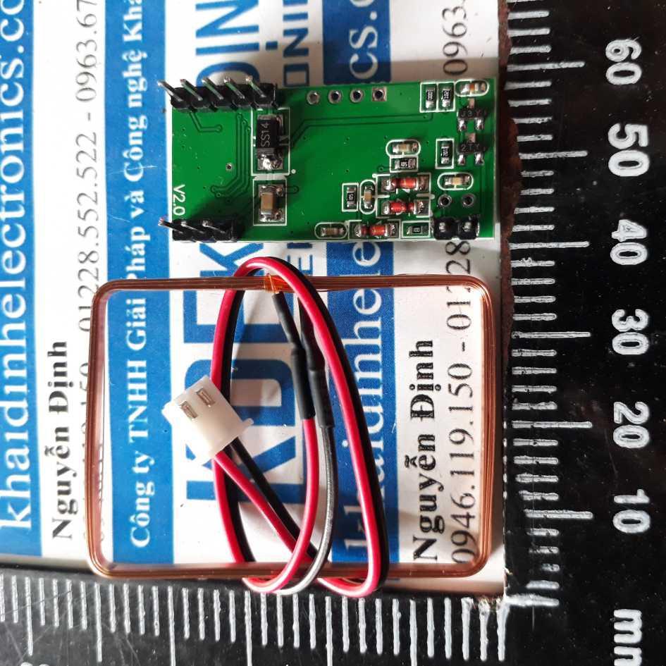 Module RFID RDM6300, giao tiếp UART, dùng với thẻ EM4100, 125Khz kde2155