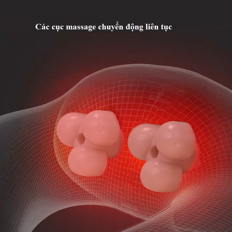 Gối Massage Cổ Hồng Ngoại Tích Điện, Máy Massage Cổ Hồng Ngoại Tích Điện Cao Cấp J97