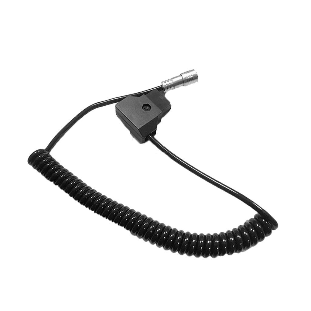 D-Tap Male to Female 4-Pin Aviation Spring Cable for Power Supply Battery