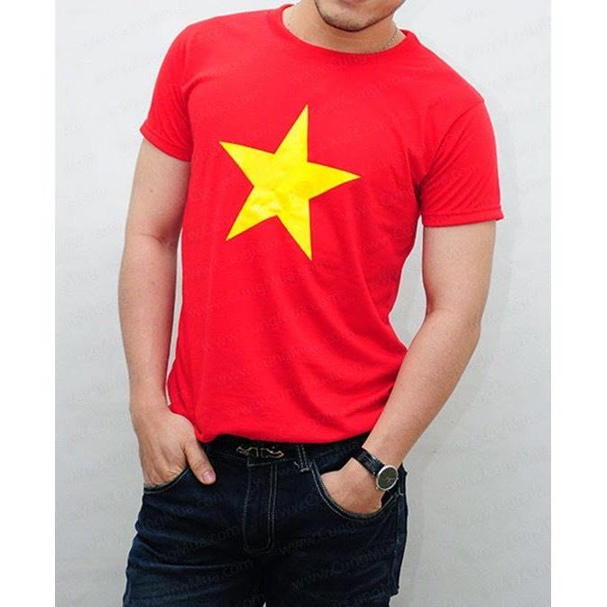 Áo thun cờ đỏ sao vàng Việt Nam unisex nam nữ đủ size M L XL XXL