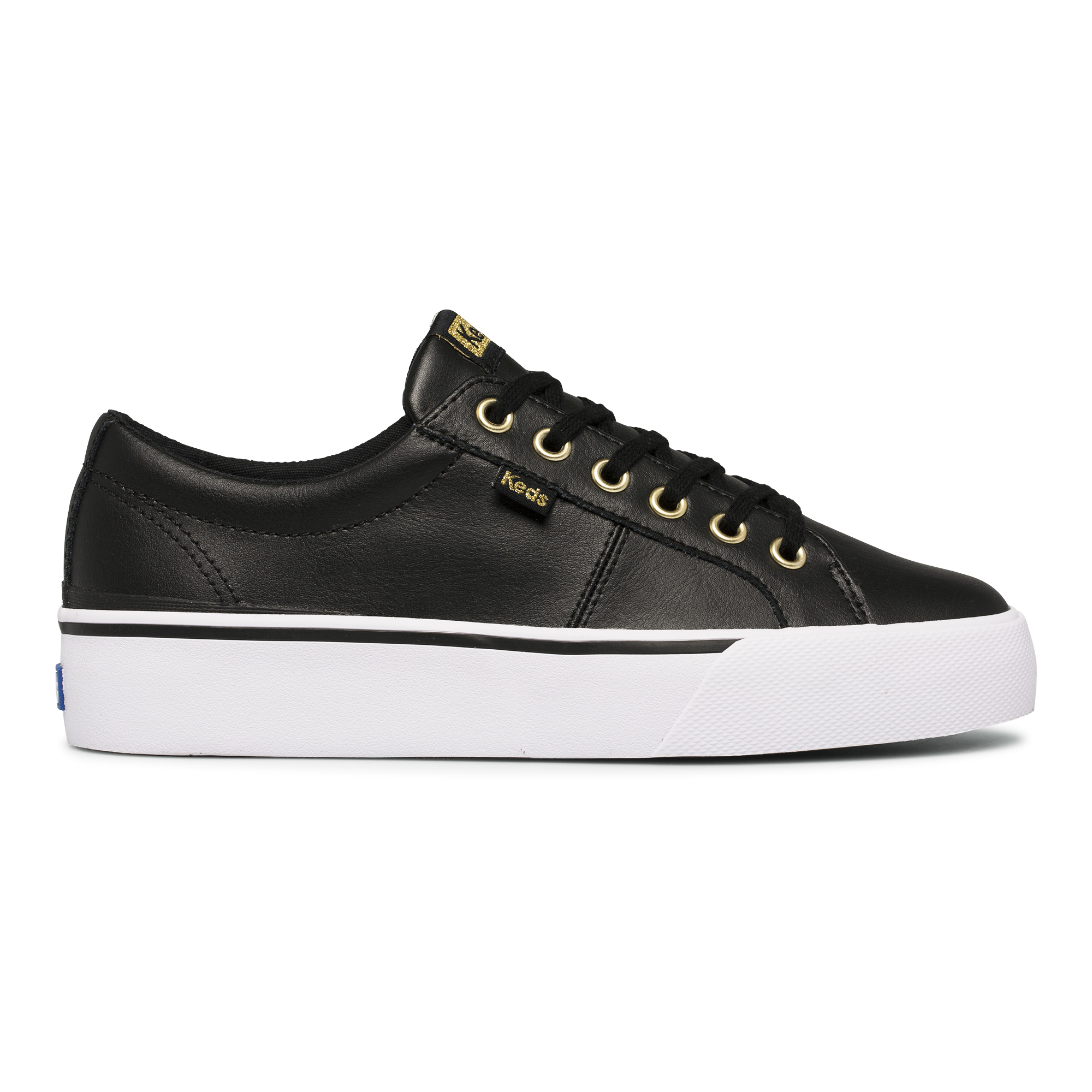 Giày Thể Thao Keds Nữ- Jump Kick Dou Leather Black- KD064961