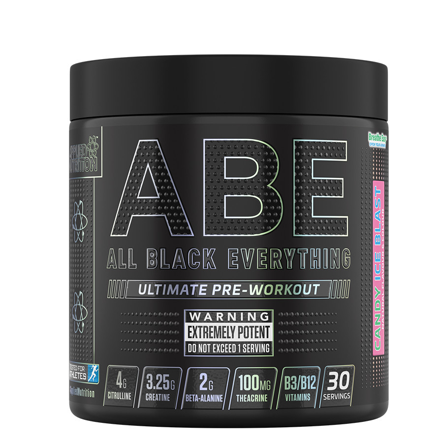 Combo Thực Phẩm Bổ Sung Tăng sức mạnh Pre-Workout ABE hỗ trợ tăng sức bền sức mạnh đốt mỡ giảm cân vị kẹo the & bình lắc