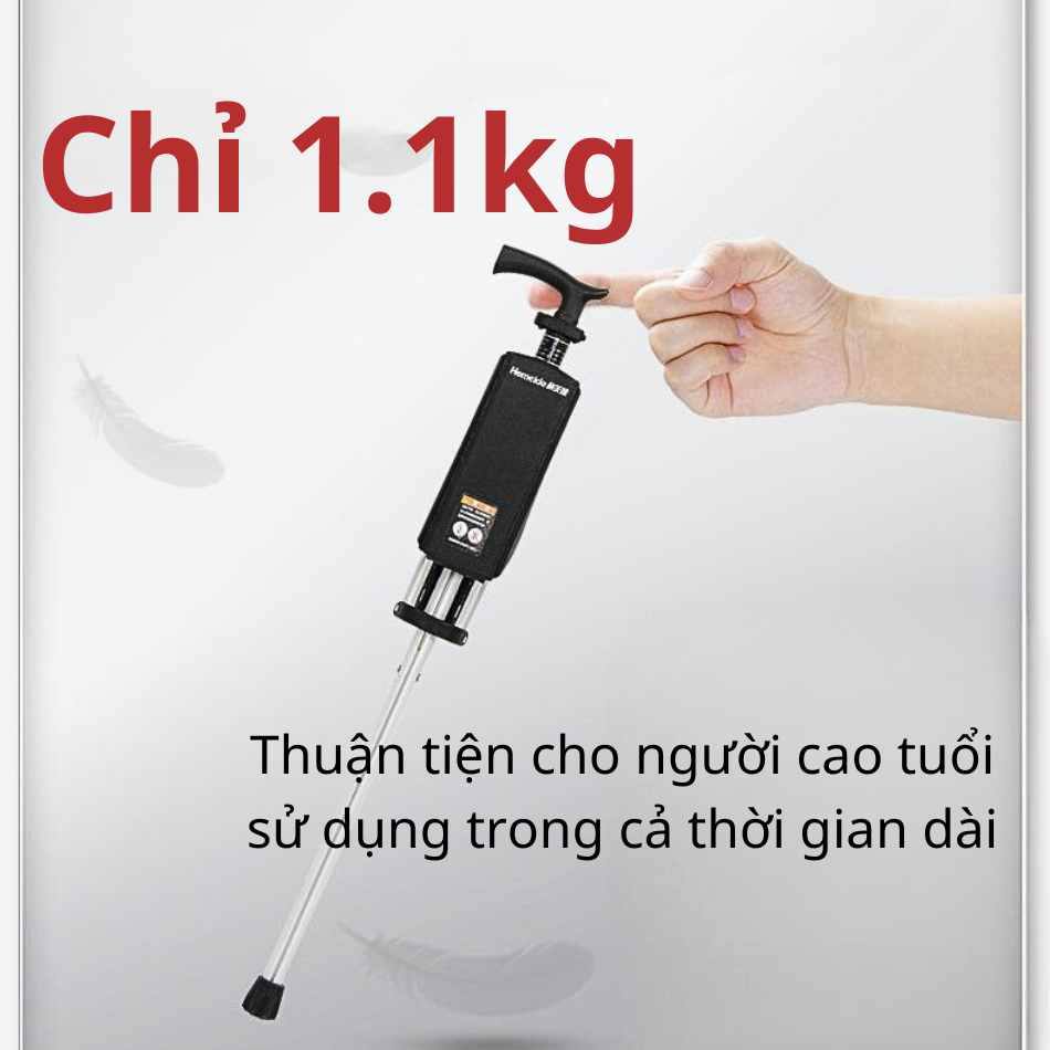 Gậy Đi Bộ Kiêm Ghế Ngồi Gấp Gọn, Gậy Chống Cho Người Già Batoong Gậy Dã Ngoại Đa Năng