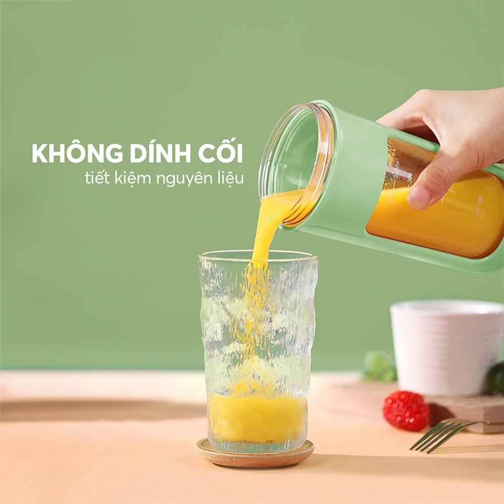 Máy xay sinh tố mini không dây Elmich BLE-3889 BLE-3890 340ml, Hàng chính hãng, chống thấm - JoyMall