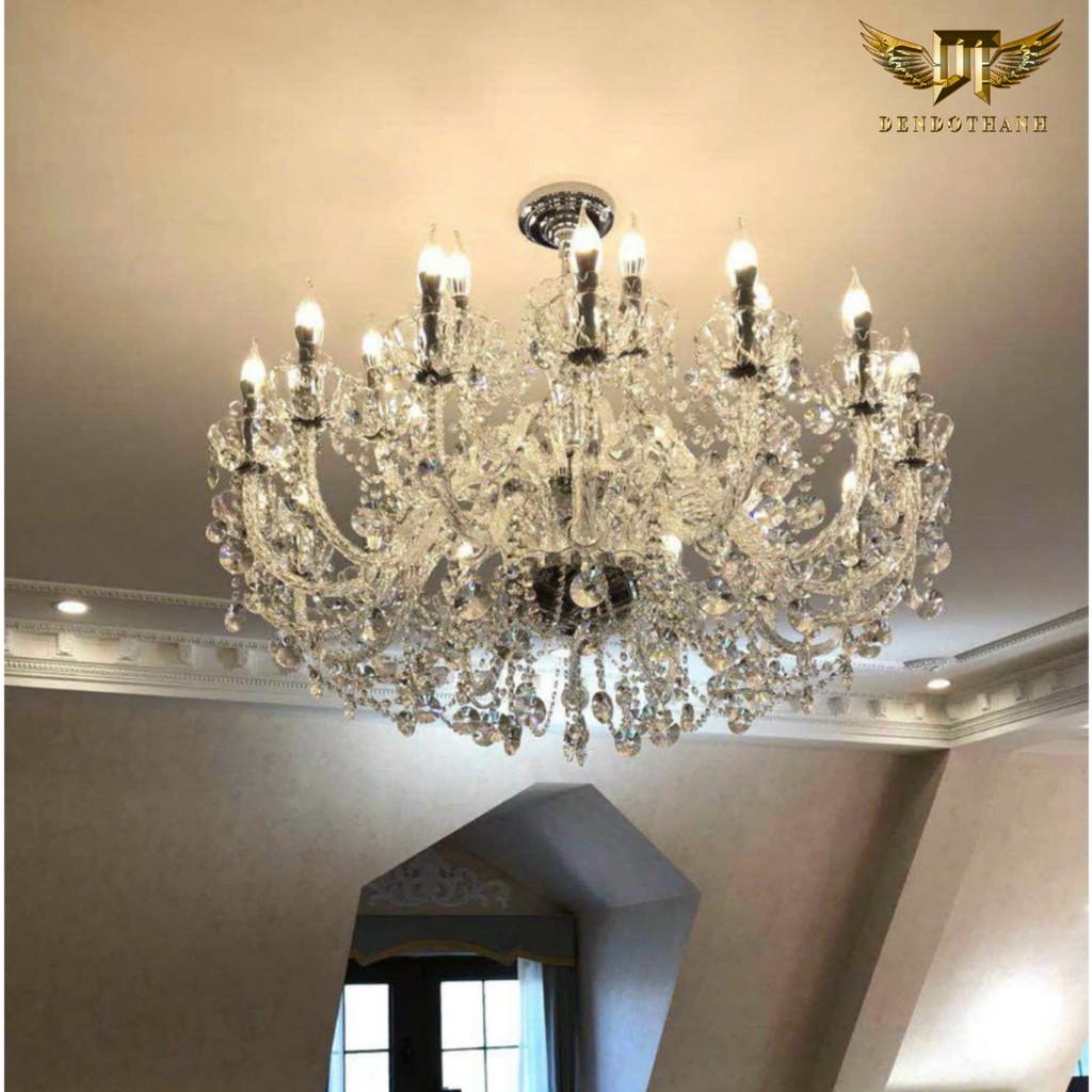 Đèn chùm phale DCNPL phong cách tân cổ điển bắc âu hiện đại, trang trí phòng khách, khách sạn DT LIGHT (HÀNG NHẬP KHẨU) - đen