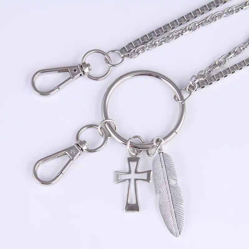 Thắt lưng CHAIN xích nhiều lỗ tròn Dây xích kèm theo belt Chain rời thắt lưng