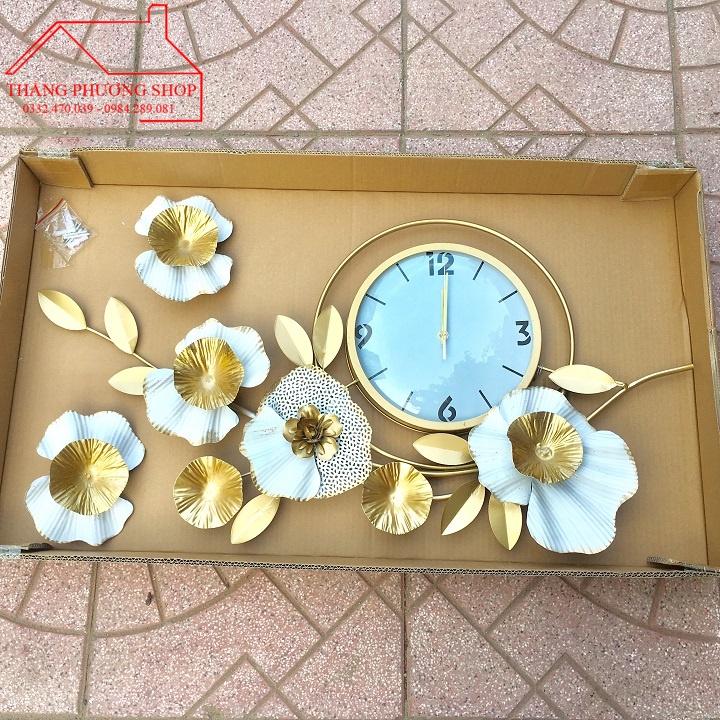 Đồng Hồ Trang Trí Cành Hoa TP-077Y