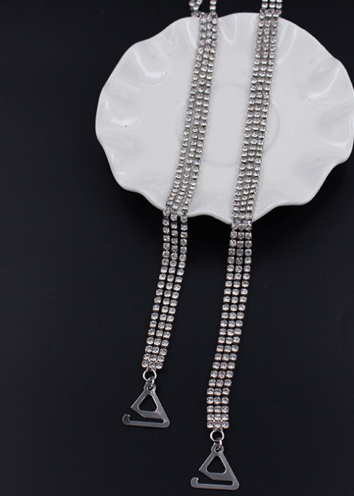 Dây áo ngực bra cao cấp đính đá và hoa lấp lánh sang chảnh DA33