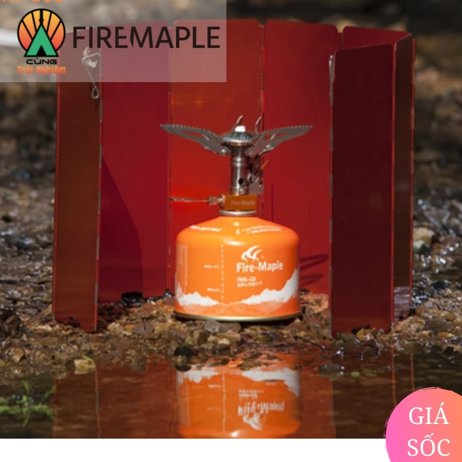 Tấm chắn gió nhôm Fire Maple chuyên dụng cho du lịch nấu ăn 225g FMW-508