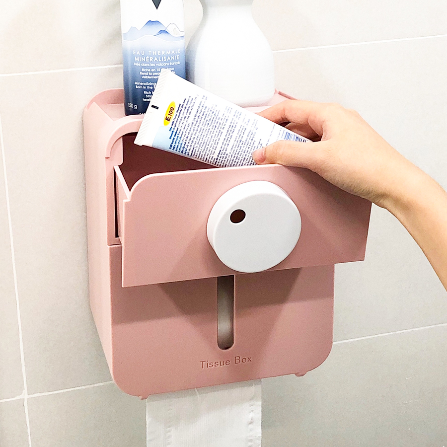 Hộp Đựng Khăn Giấy Treo Tường cho Nhà Bếp / Toilet chống nước cao cấp sang trọng-Tissue box