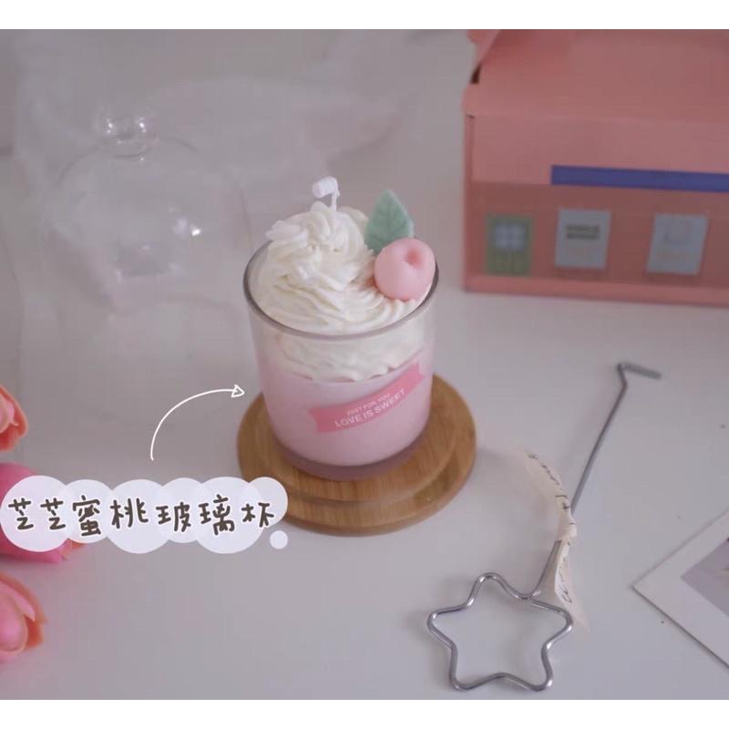 Nến Thơm Ly Kem Dâu Mix Cherry Cute, Quà Tặng - Dory Lab