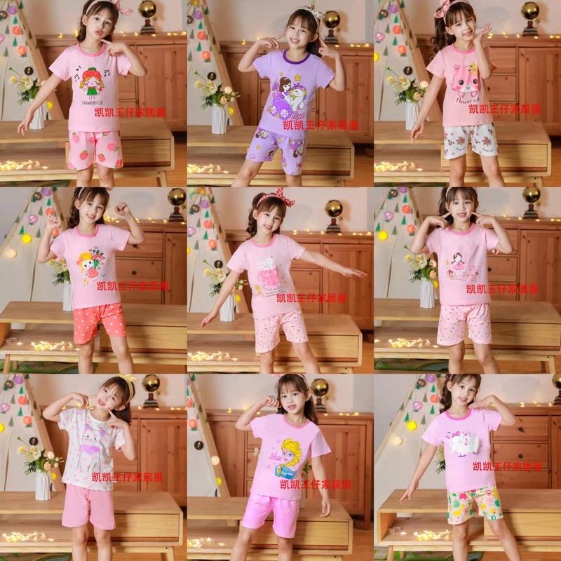 Bộ cộc tay cho bé gái từ 8-15kg