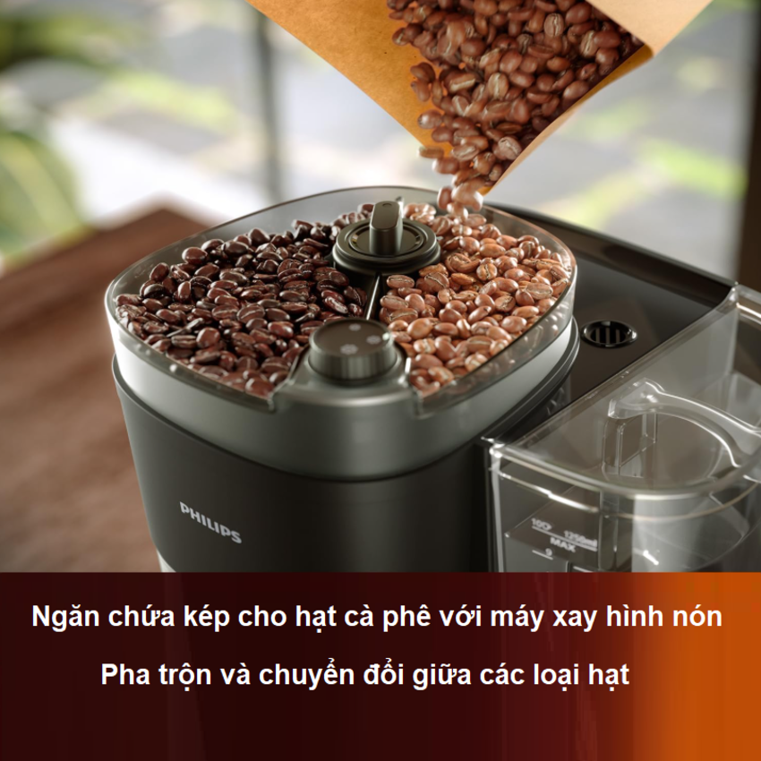 Máy pha cà phê Drip xay và pha tự động, thương hiệu Hà Lan cao cấp Philips - HD7900/50 [ HÀNG CHÍNH HÃNG ]