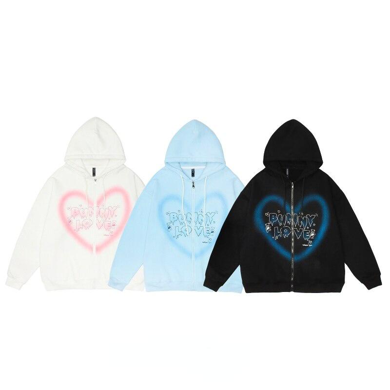 Áo Khoác Hoodie Trái Tim Hàn Quốc