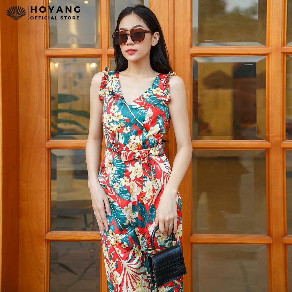 Bộ Jum Lụa Pháp Đính Nơ Eo Cực Sang HOYANG JHY02