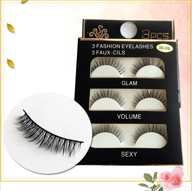 Lông Mi Chồn Mi Giả 3D siêu tự nhiên (Hộp 3 cặp) 6