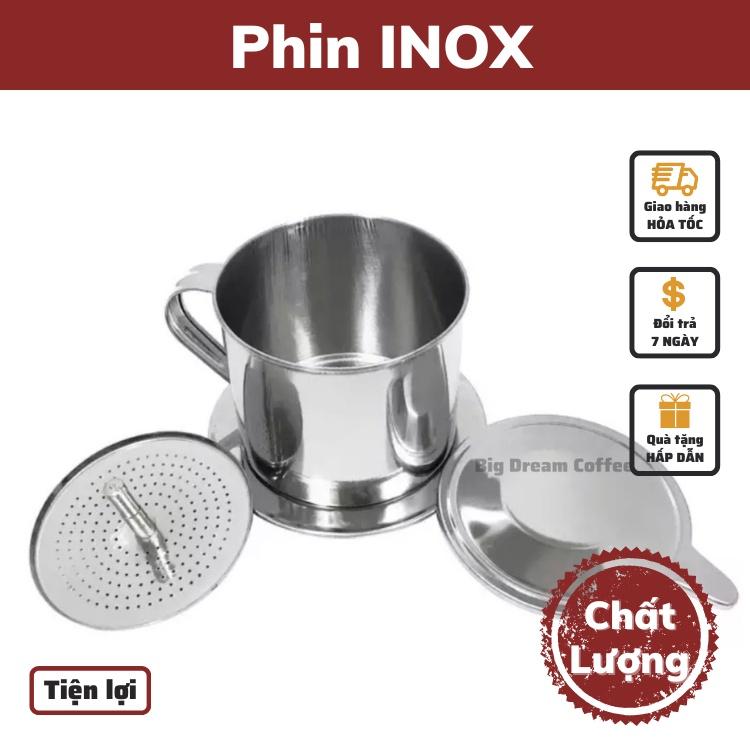 Phin pha cà phê Inox cao cấp cafe rang xay phin nhôm trung nguyên giữ nguyên hương vị đậm đà phin Việt Nam