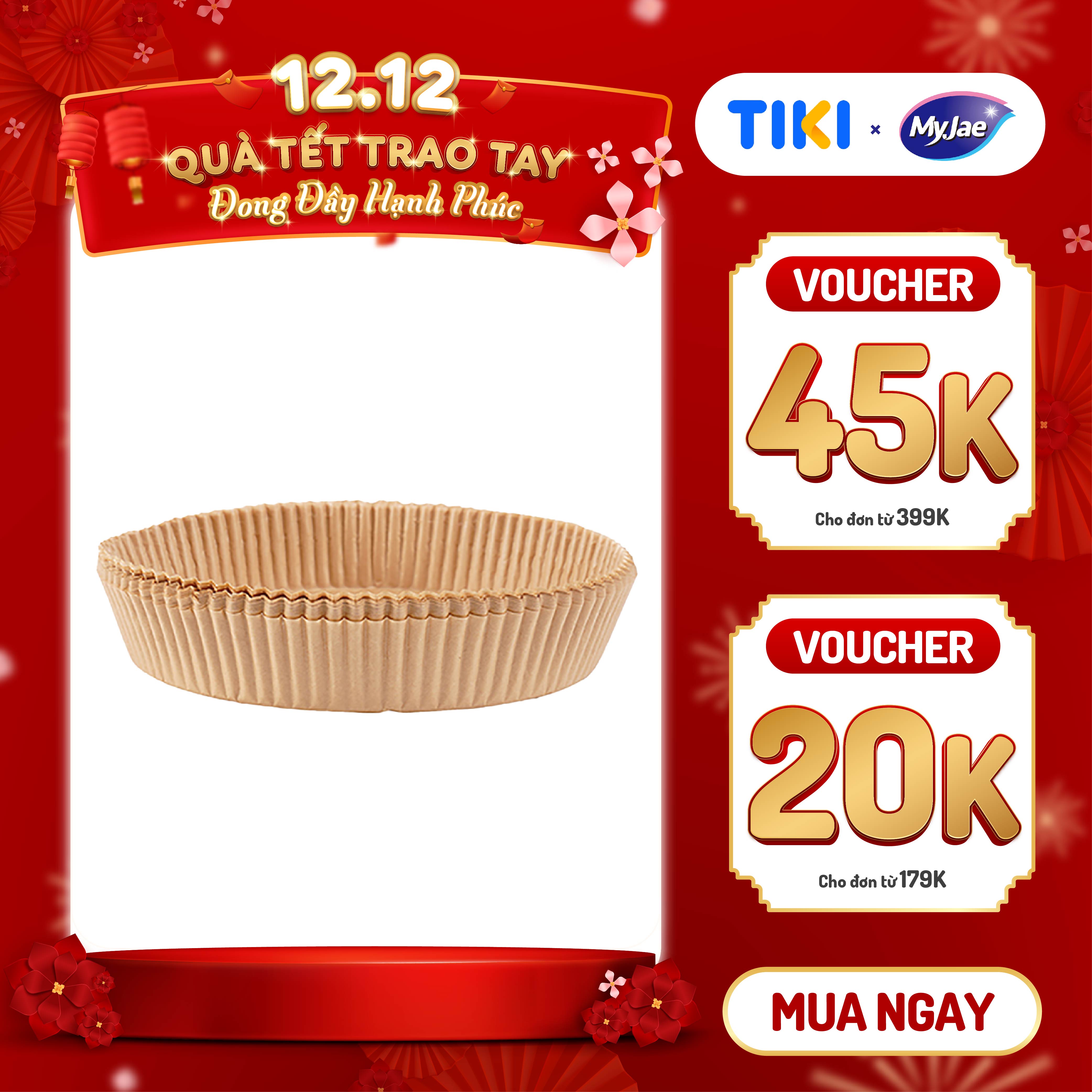Giấy Nến Cho Nồi Chiên Không Dầu Myjae