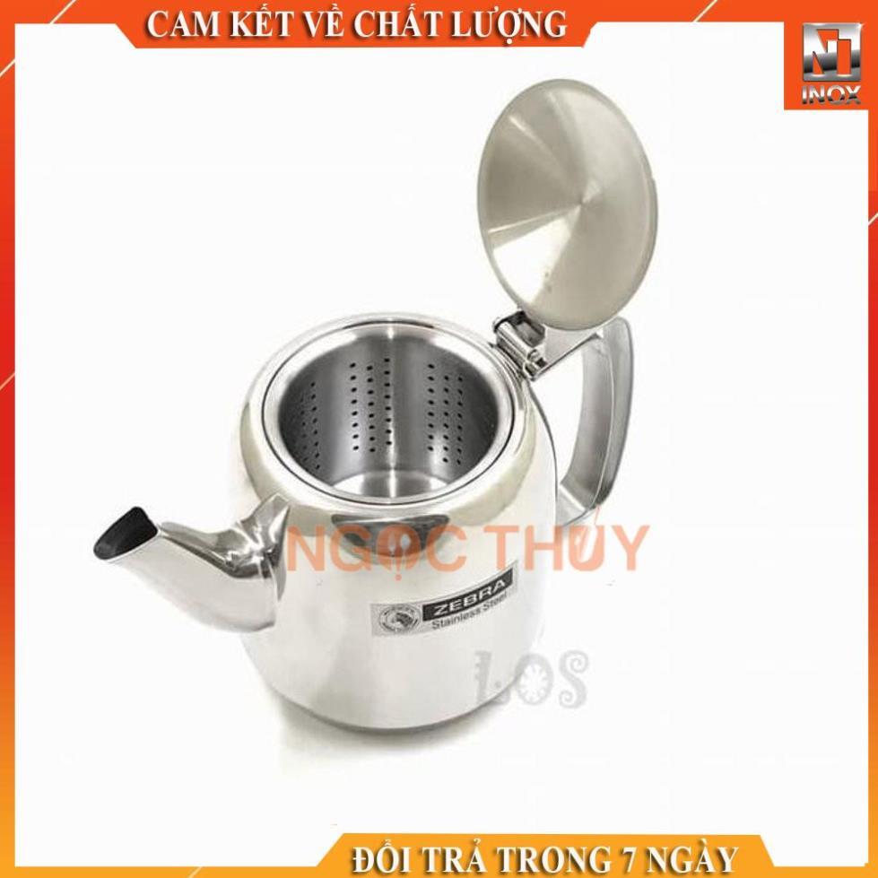 Bình lọc trà Zebra 1L Inox Cao cấp có vĩ lươt - 113404