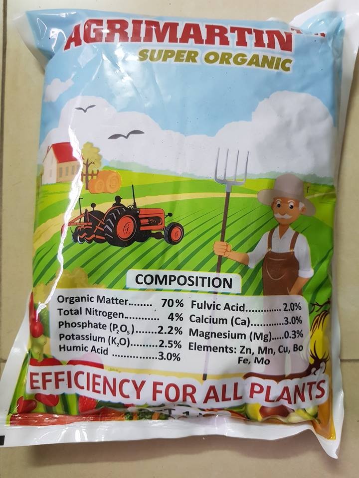 Phân hữu cơ AGRIMARTIN giúp bổ sung dinh dưỡng đa vi lượng cho đất nhập khẩu Bỉ cao cấp
