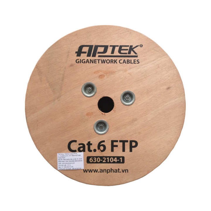 Cáp mạng APTek CAT.6 FTP 305m ( 630-2104-1) - Hàng Chính Hãng
