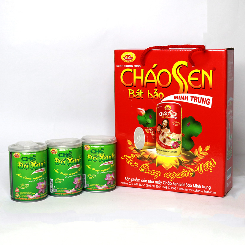 Chè Đỗ Xanh Minh Trung Lốc 3 lon