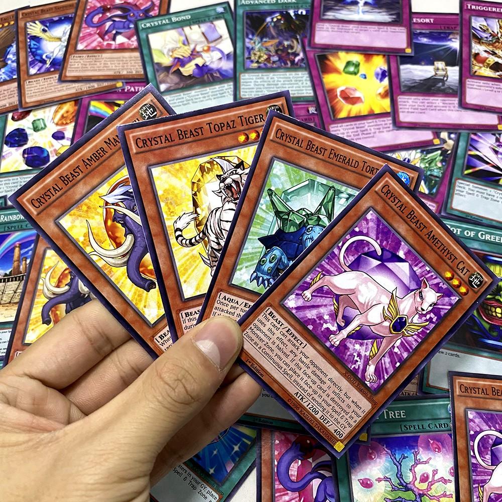 Bài Yugioh ️️ Thẻ bài Yugioh Crystal Beast Johan deck 40 lá