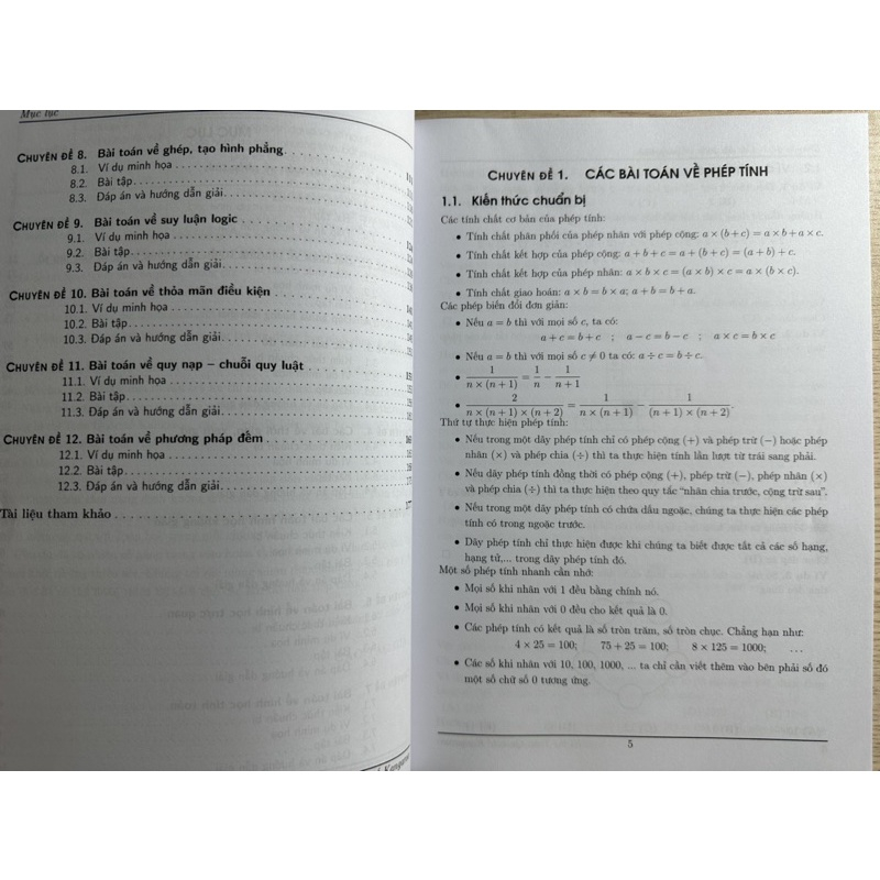 Sách - Combo Kì thi Toán Quốc tế Kangaroo các chuyên đề chọn lọc cấp độ 1 + 2 ( KV)