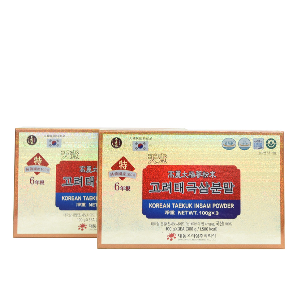 Bột thái cực sâm Daedong thiên sâm giúp bồi bổ toàn diện cơ thể - 300gr