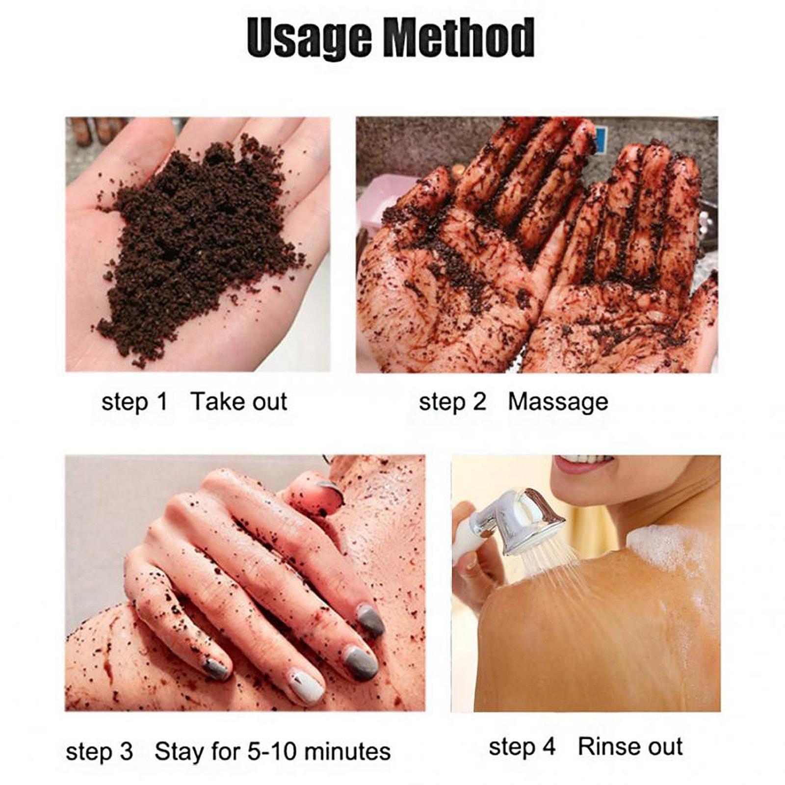 Kem tẩy tế bào chết toàn thân và mặt từ các hạt thực vật tự nhiên,Làm sạch sâu và loại bỏ bụi bẩn, dầu mỡ và tế bào chết trên da.