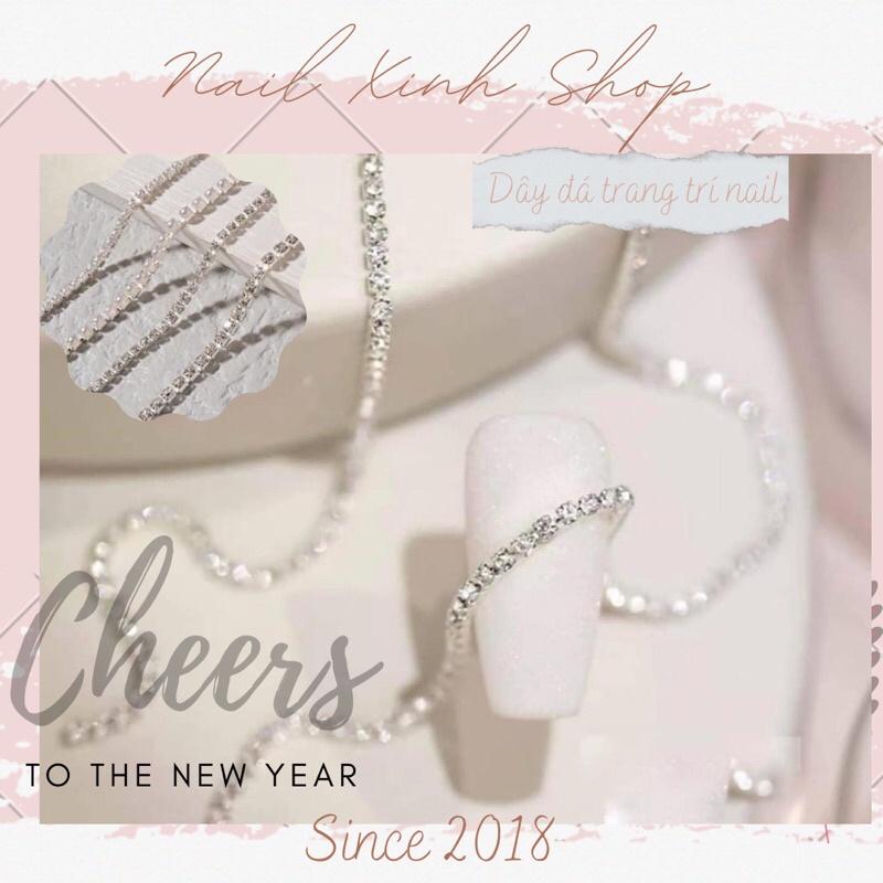 Dây xích đá nail trang trí móng