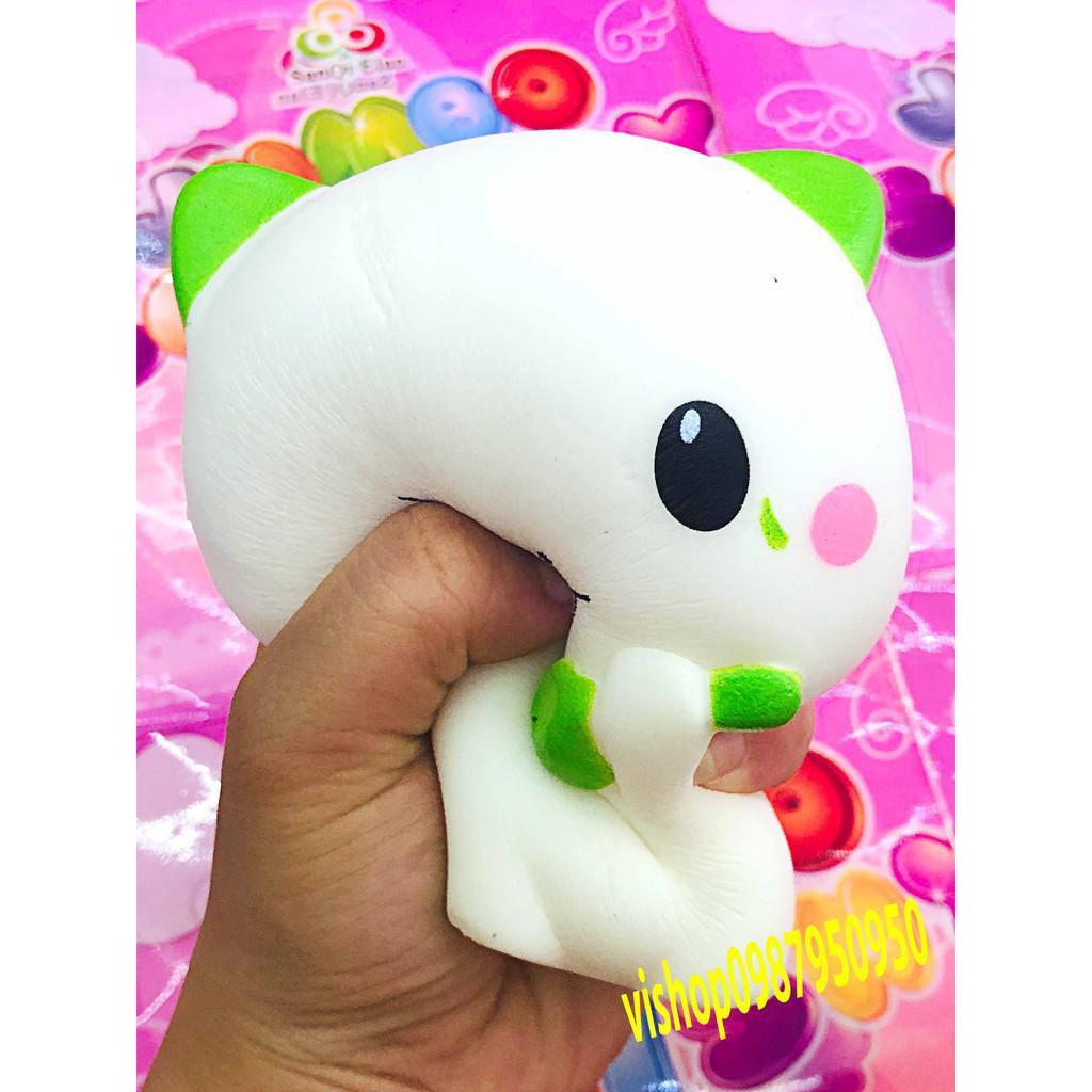 SQUISHY MÈO CẦM THÌA nháy mắt Siêu rẻ