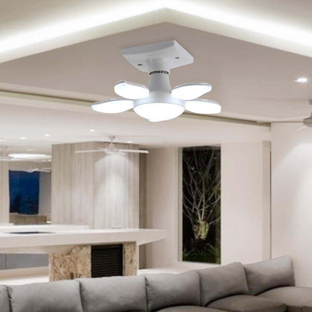 45W 50W 55W E27 LED Garage Light quạt có thể gập lại đèn báo đèn trần LIGHTER