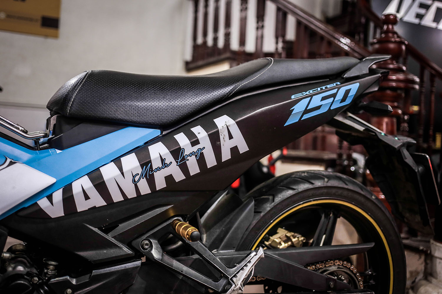 Tem trùm Exciter 150 Alimyto Blue