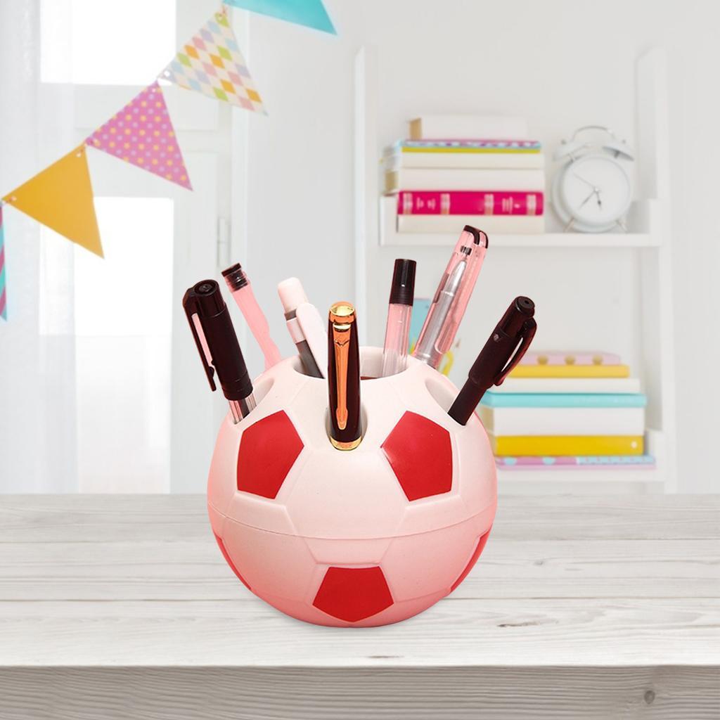 Pen Holder Pen Organizer Holder Office Pencil Storage Box Red