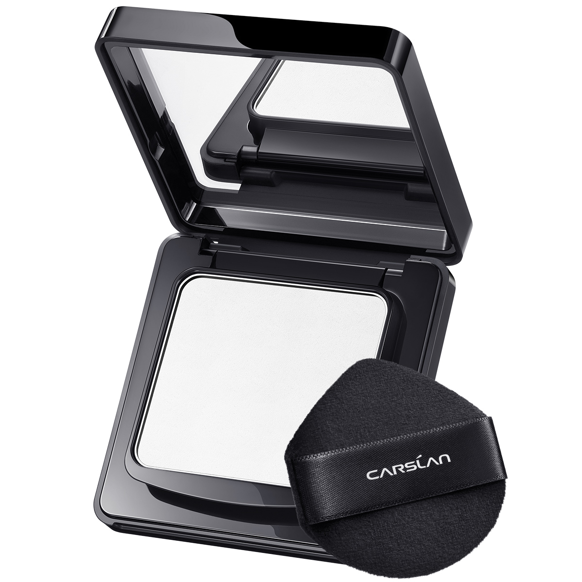 Phấn nén kiềm dầu Carslan chống nước lâu trôi giảm bóng dầu 8g - #02 Siêu Kiềm Dầu