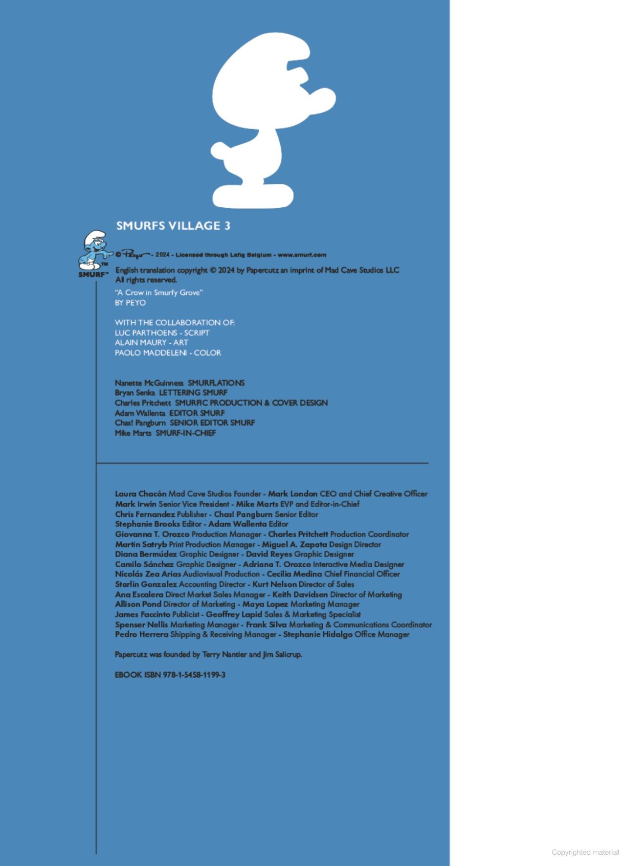 Sách ngoại văn: The Smurfs Village Vol. 3 - The Crow In Smurfy Grove