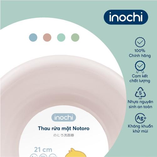 Thau rửa mặt Inochi - Notoro 21cm Màu sắc: Trắng ngọc/Hồng nhạt/ Xanh nhạt