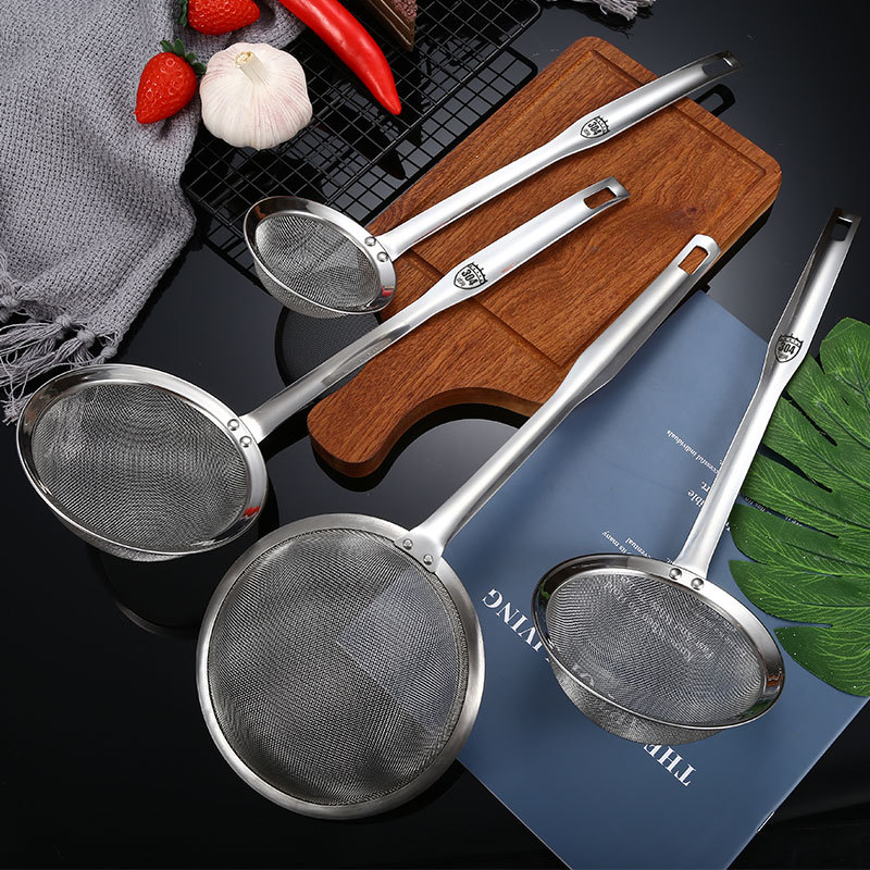 Dụng Cụ Rây Lọc Thực Phẩm Inox 304, Rây Lọc Cháo, Rây Bột, Lọc Nước Ép Rây Lọc Sữa Đậu Nành