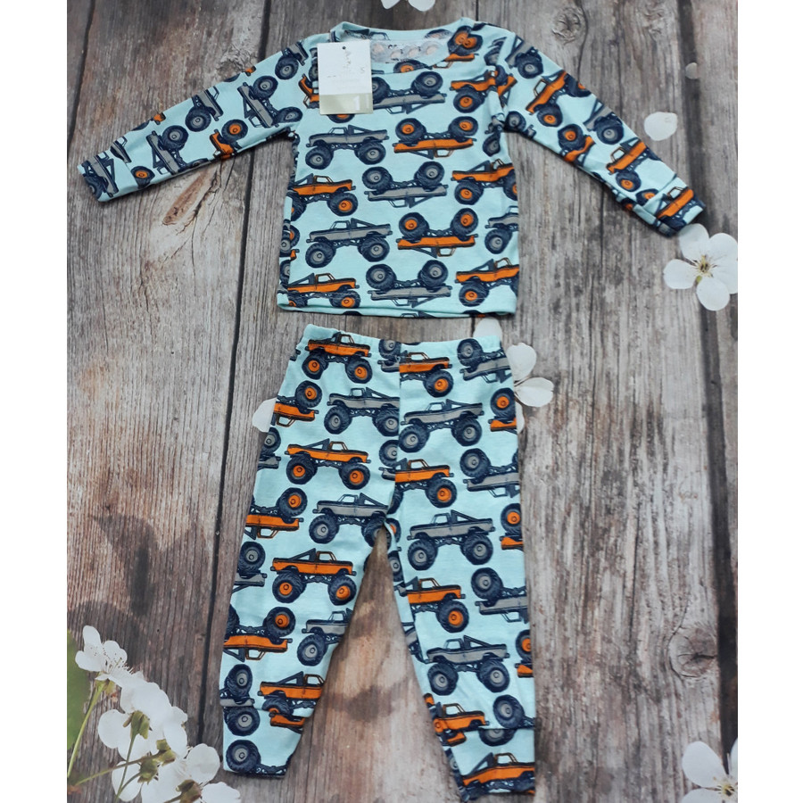 Bộ quần áo dài tay bé trai chất cotton size 1-5