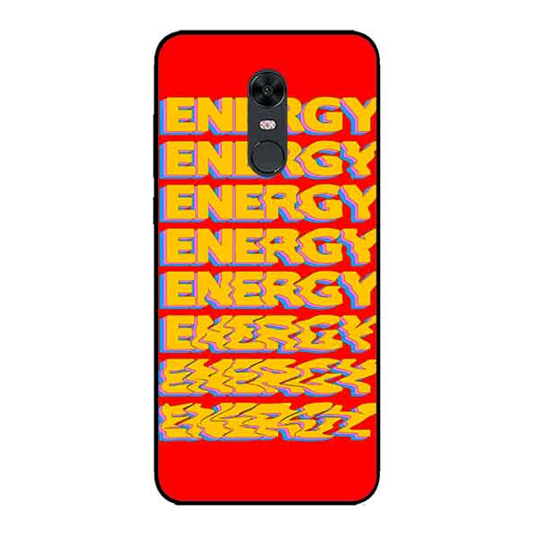 Ốp Lưng in cho Xiaomi Redmi 5 Mẫu Năng Lượng - Hàng Chính Hãng