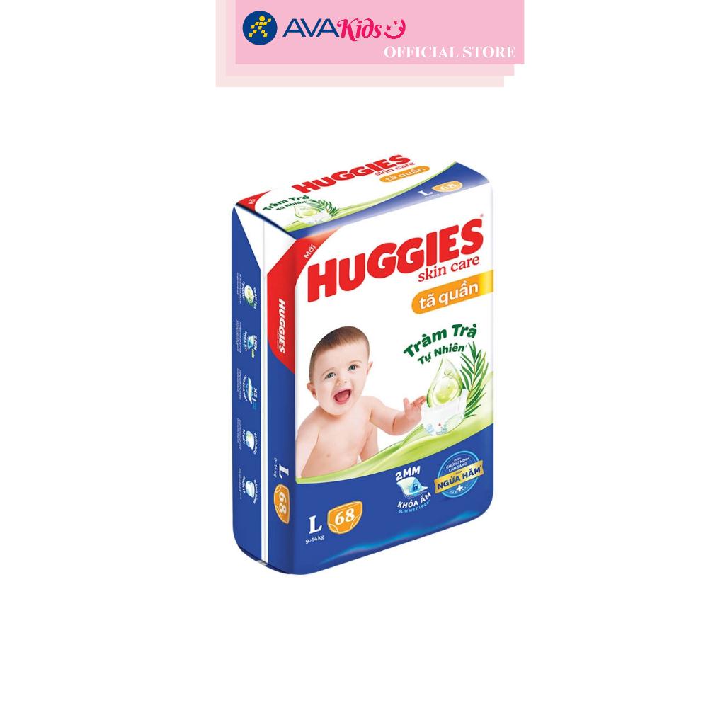 Tã quần Huggies Skincare size L 68 miếng (9 - 14 kg)